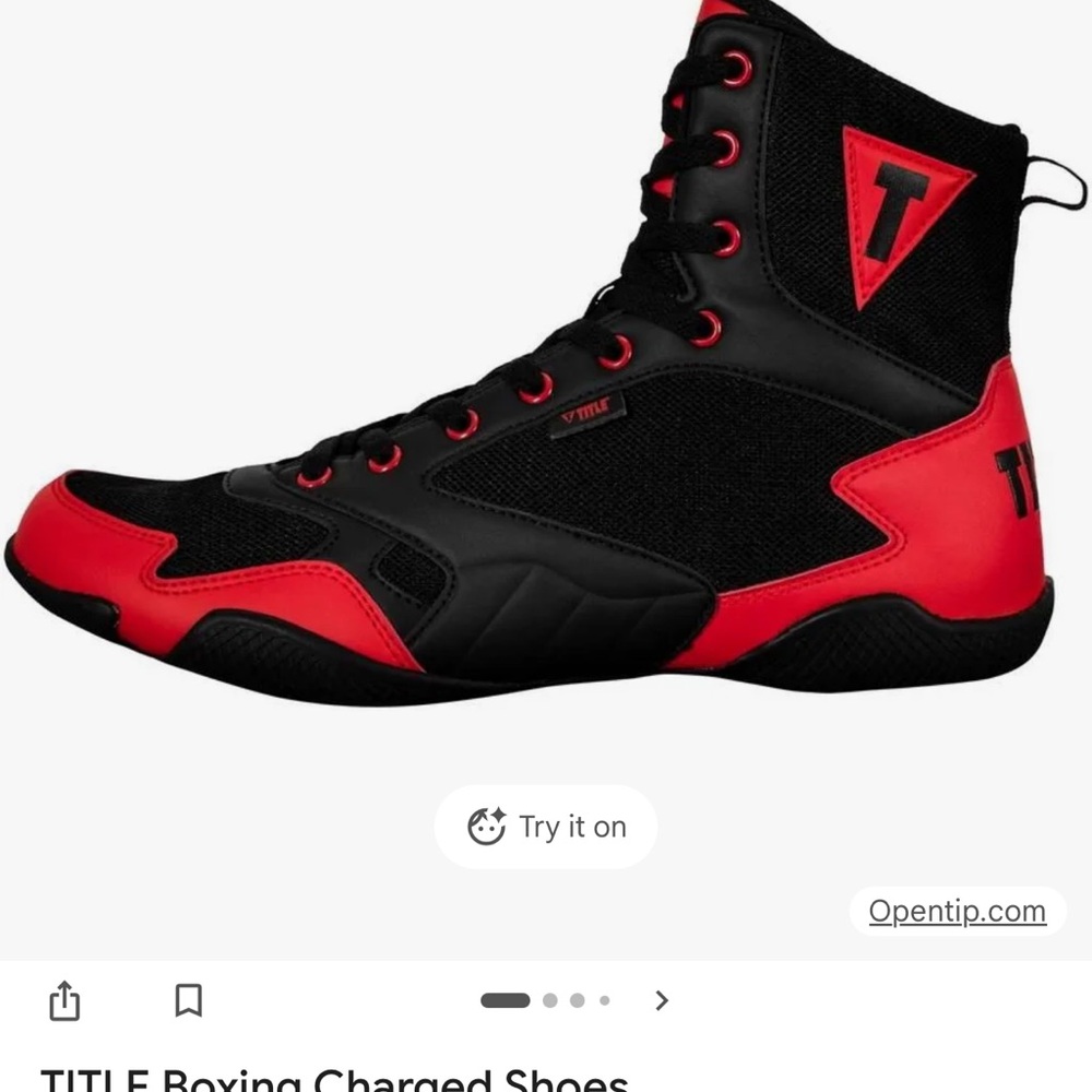 Title Boxing High-Performance Charged Boxing Shoe… - image 1